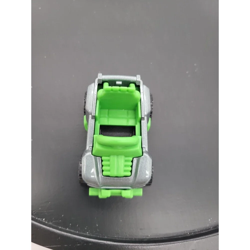 2017  Hot  Wheels BOGZILLA Green & Gray 1:64 DIiecast Car  with Black & White